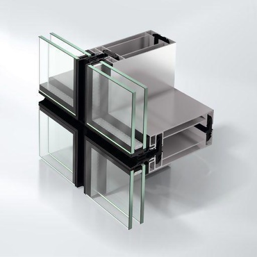 The UCC 65 SG curtain wall - the frame design of the unit curtain wall