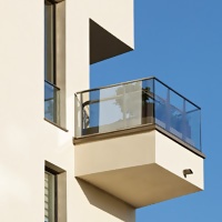 aluminium alloy laminated balcony: build a smooth curtain wall appearance